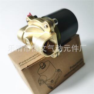 DC12V 160 15疏水管道铜体二通阀常闭AC220V