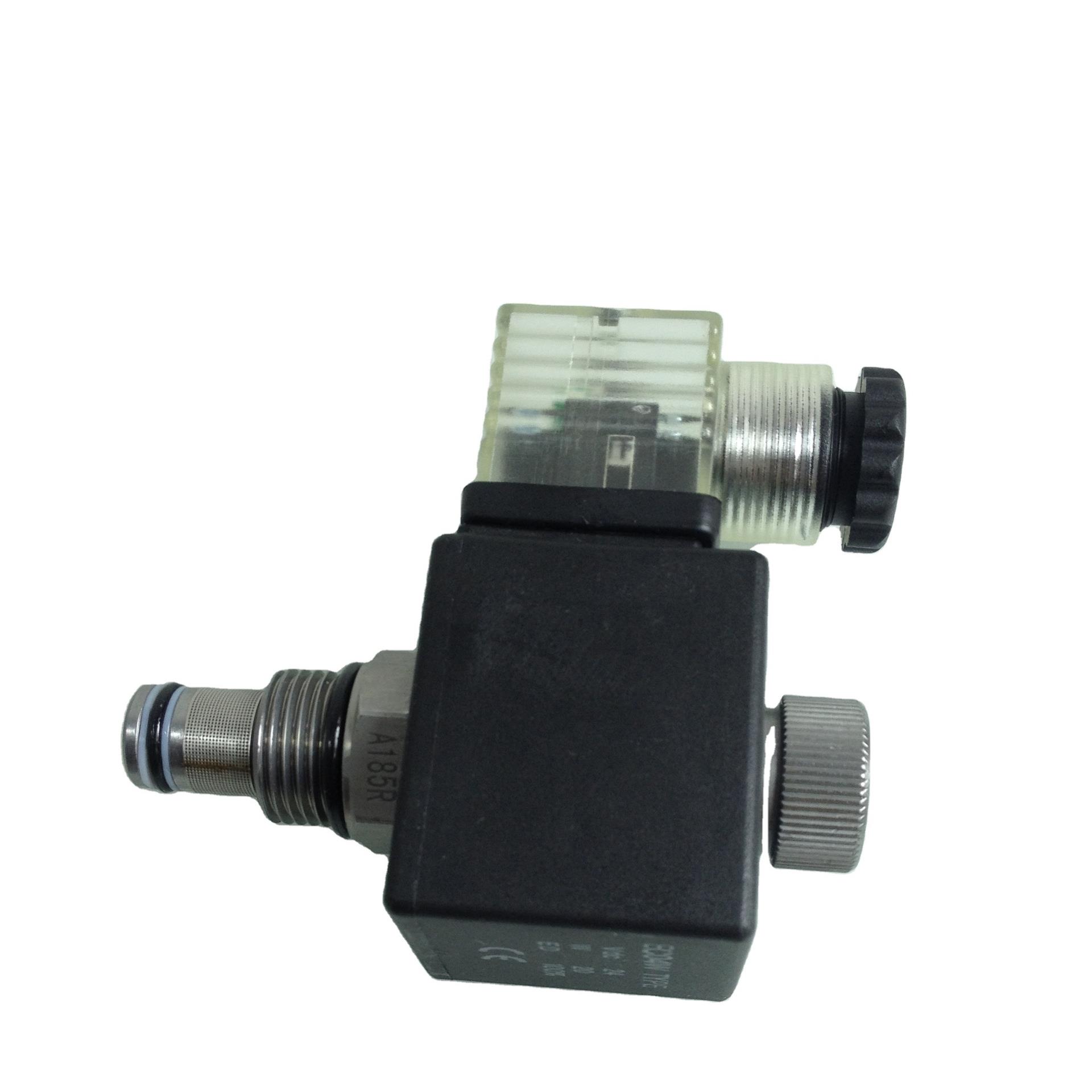 SV10-24电磁阀 螺纹插装 二位二通换向阀 海德佛斯hydraforce替代