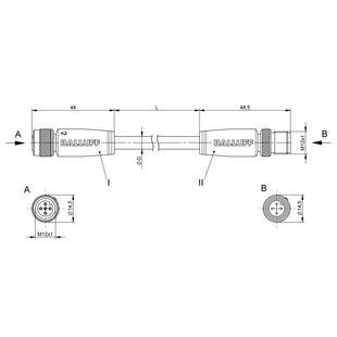 M415 M414 原装 PS0434 BCC 305 050双头 BALLUFF巴鲁夫BCC0C02