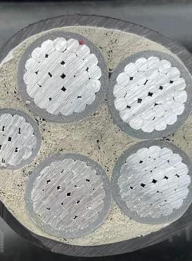 低压铠装铝芯电缆厂家YJLV22 4*185+1*95平方地埋带铠电缆线 铝线