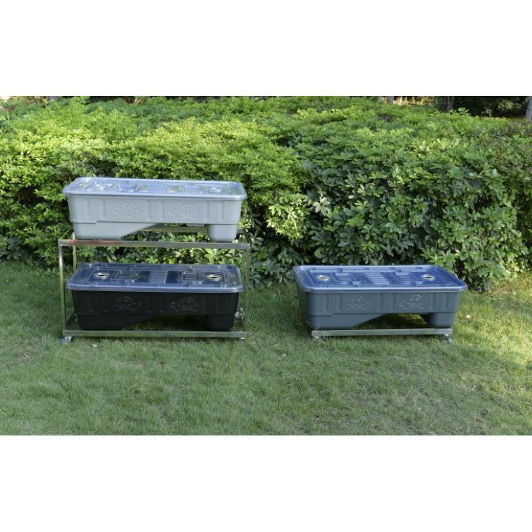 龟箱不锈钢支架移动架养龟池水龟箱养殖池特大小号置物架带刹车轮