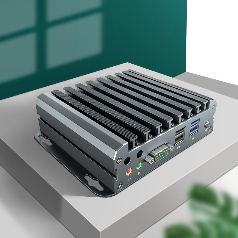 倍控迷你主机赛扬N2840J1900嵌入式linux工控机无风扇微型电脑min