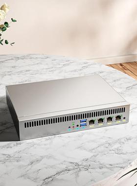 倍控J1900四核千兆路由器N2830双核无风扇工控机服务器AC控制四网