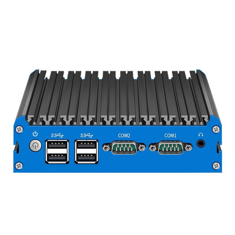 倍控J4125工控机双网双串M.2 Msata sata三种硬盘DDR4内存4G模块w