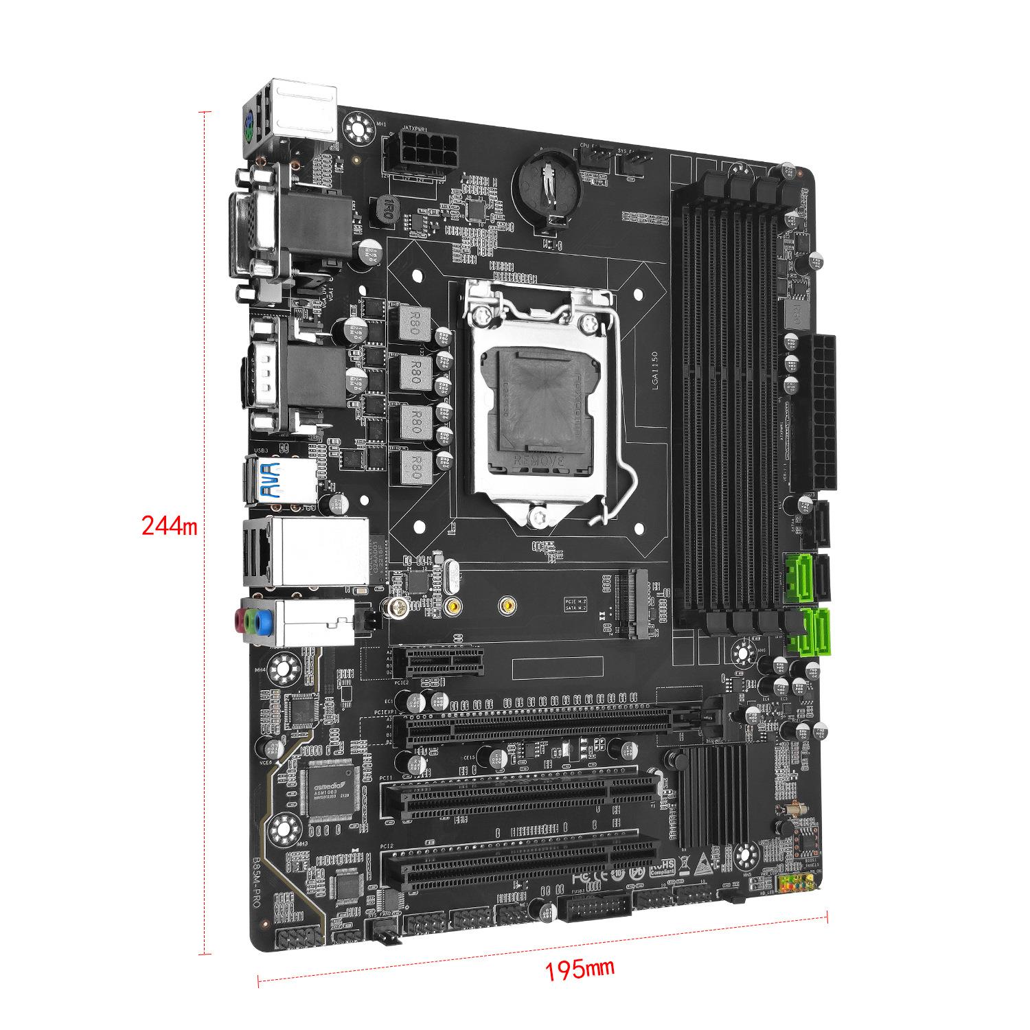 MACHINIST B85M-PRO motherboard DDR3 LGA1150 NVME M.2 PCIEX16