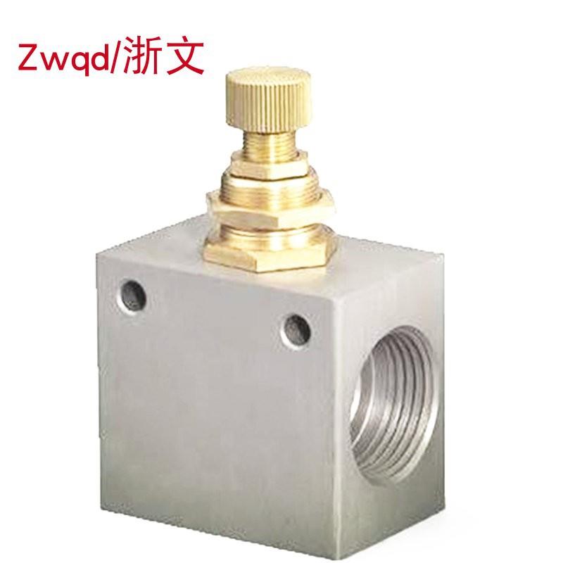 单向节流阀KLA-40 KLA-50 L32 1.5寸DN40 2寸DN50可调截流量阀