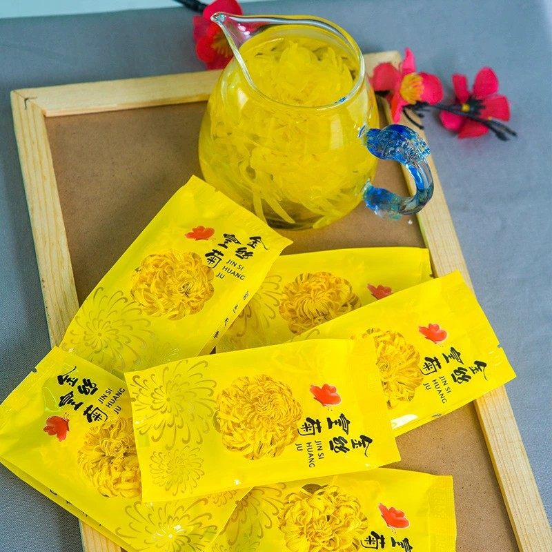 金丝皇菊黄菊花一杯一朵大菊花独立包装小包装泡水泡茶喝,茶,代用/花草茶,淘宝优惠券,粉丝福利购,淘宝优惠卷