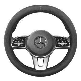 奔驰E300L汽车方向盘套C260L冬季GLC/GLB/GLE/c200毛绒保暖把套女