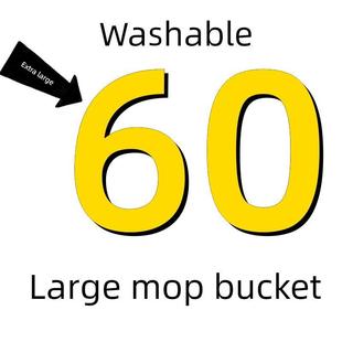 商用带轮拖地桶工业长平板拖把桶长方形拖布挤水桶排水塞涮拖把盆