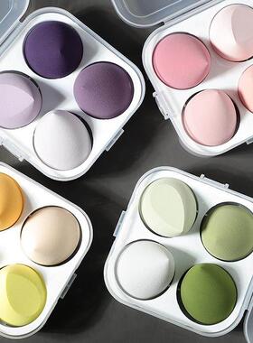 氏舞台妆美妆蛋不吃粉巨超软粉扑彩妆气垫海绵化妆蛋切面球干