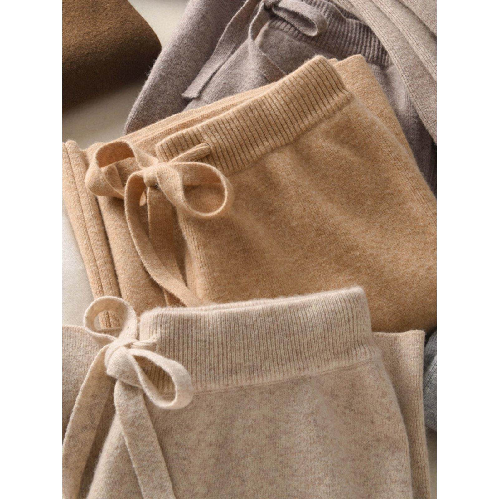 100%澳洲羊毛阔腿裤女加厚垂感拖地长裤慵懒外穿休闲直筒针织裤子,女装/女士精品,休闲裤,淘宝优惠券,粉丝福利购,淘宝优惠卷