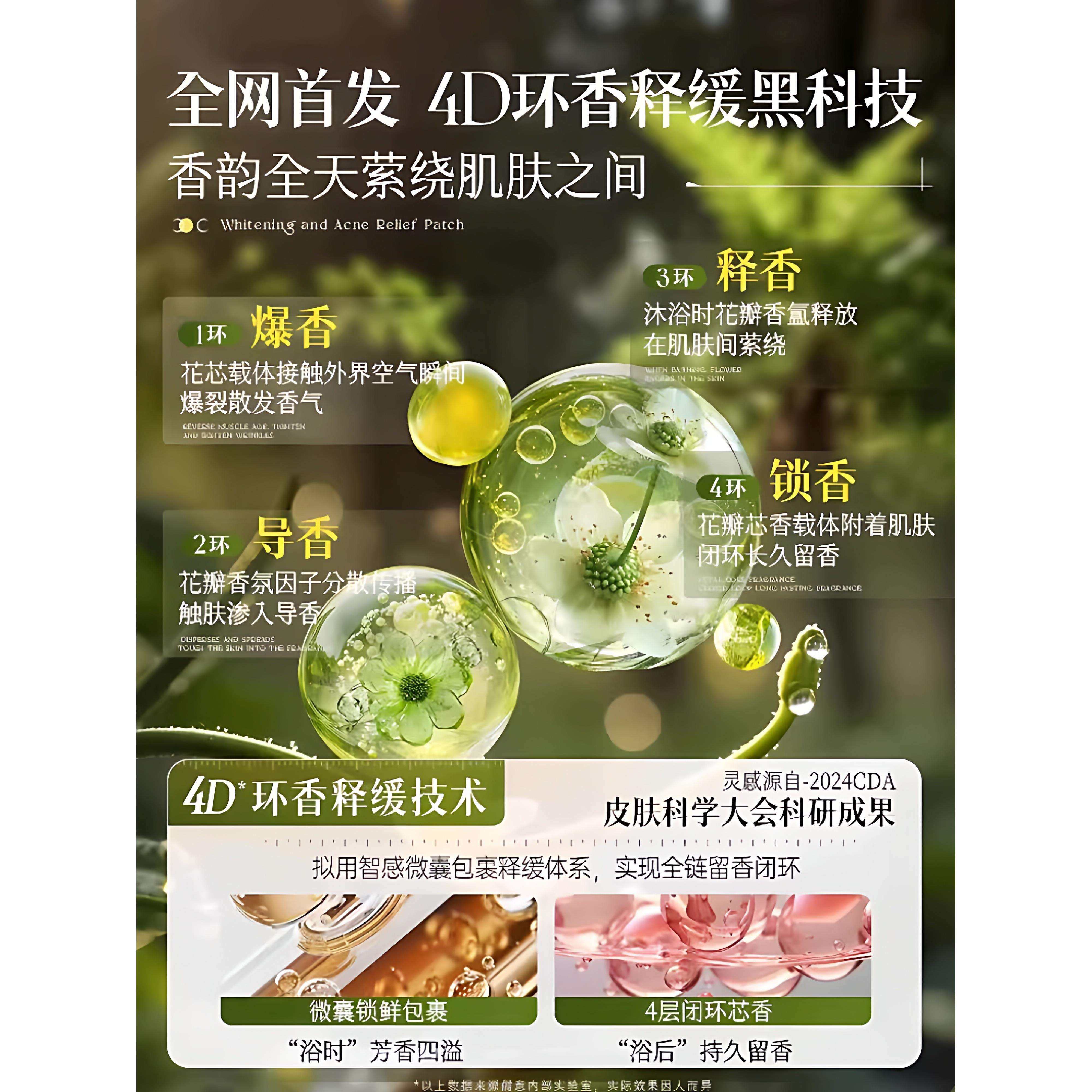 碌柚洁叶爽净透芳沐浴露柚子叶好625运沐浴清清香保湿沐浴乳
