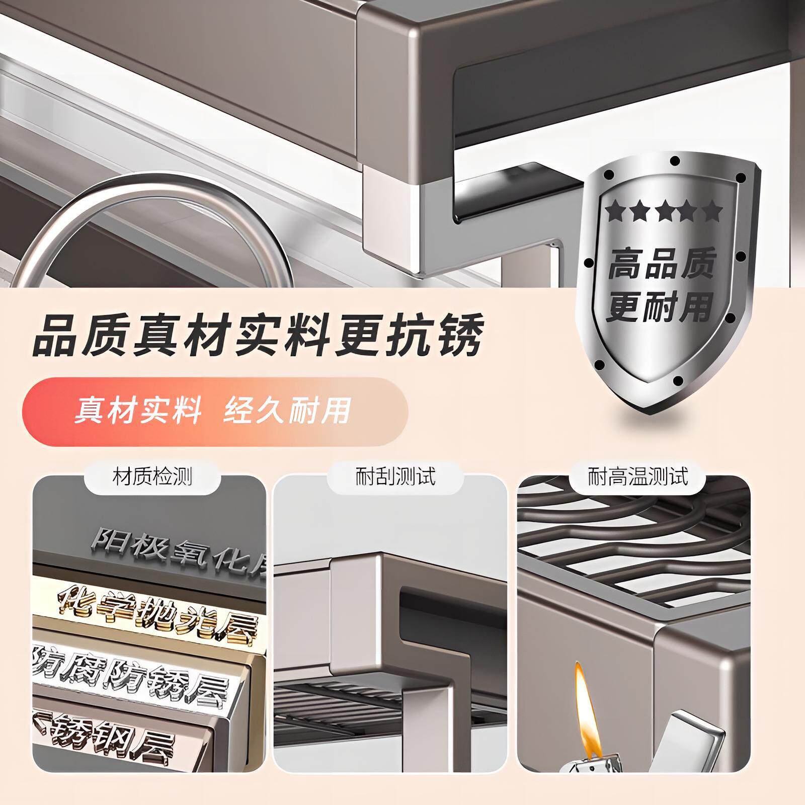 OXG德国不锈钢厨水槽架置物架洗碗槽多功能碗碟收纳碗架水房沥水