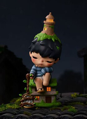 泡泡玛特小野吊卡限定手办