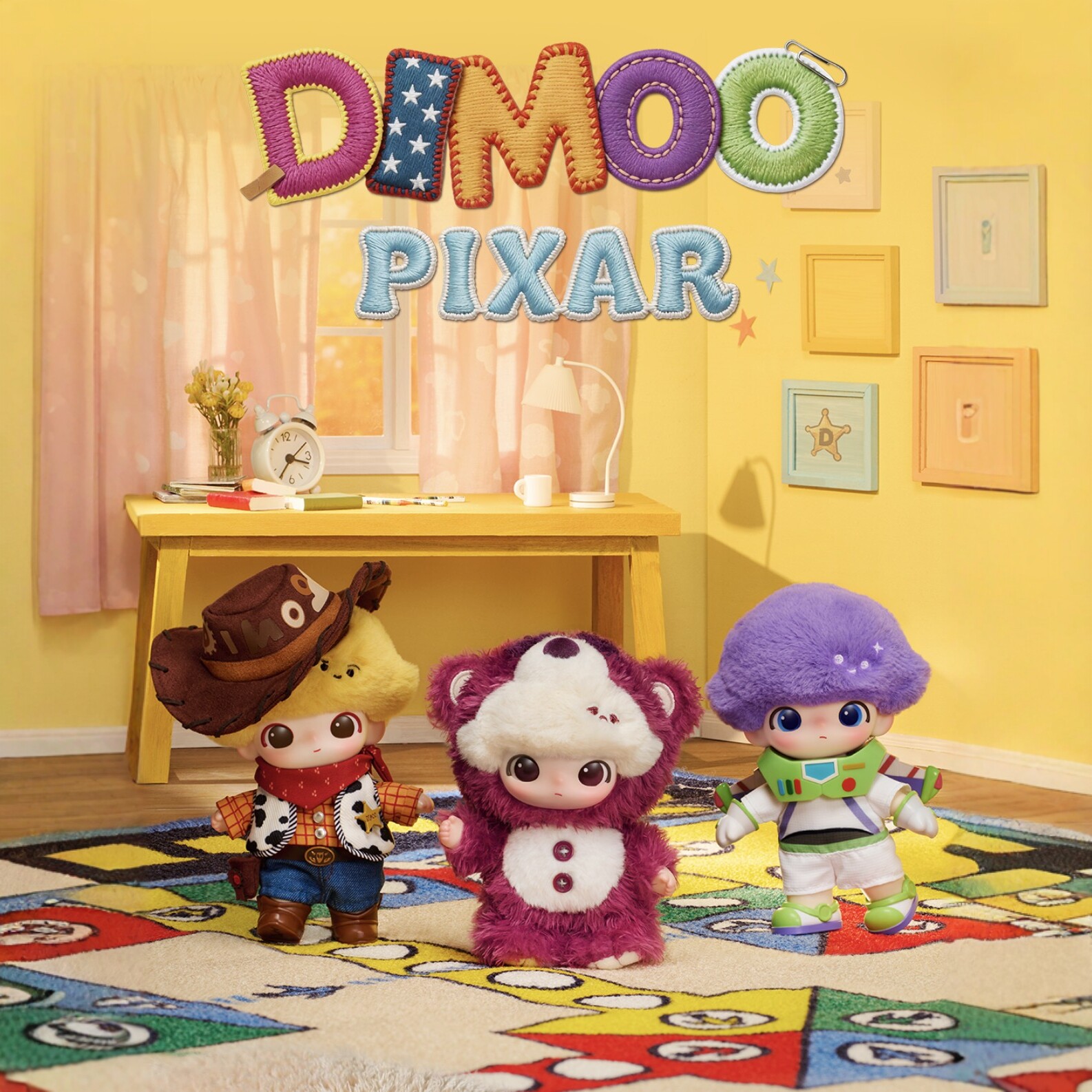 泡泡玛特DIMOOPIXAR联名搪胶