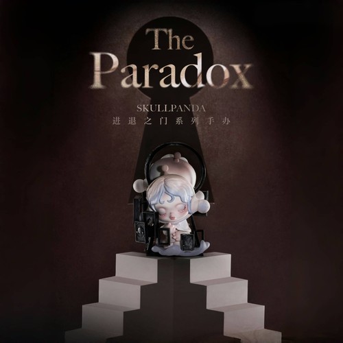 泡泡玛特SKULLPANDA进退之门手办