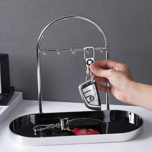 轻奢中式玄关入户钥匙挂架