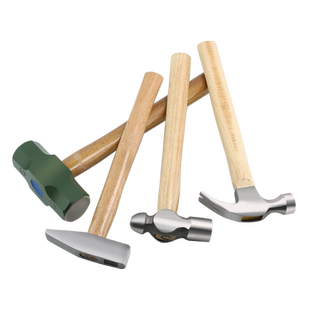 木柄八角锤羊角锤头石工铁锤钳工榔头圆头迷你小锤子钣金五金工具