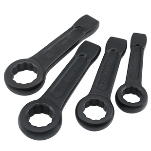 重型敲击型梅花扳手单头65加厚95工具36锤击38打击90大号46 55 50