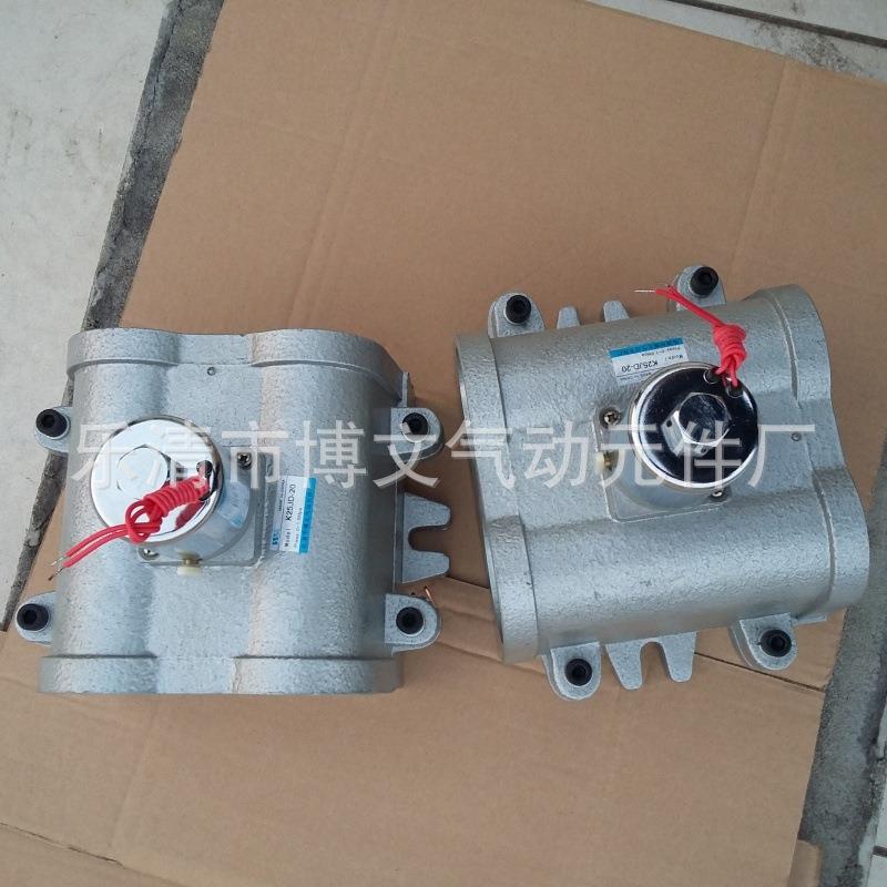 供应1寸二位五通常闭截止阀K25JD-L25 截止式气动阀DN25五通