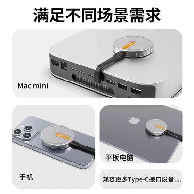 JEYI佳翼磁吸typec外置m2 NVMe 2230固态移动硬盘盒适用苹果15pro