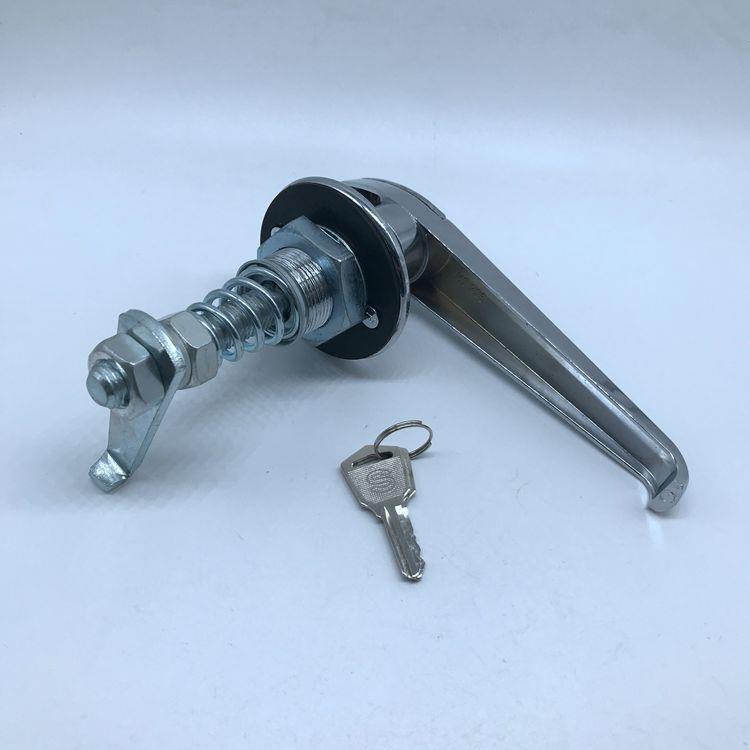 MS306-1把手锁，电柜门锁，带弹簧把手锁，开关柜锁，成套门锁