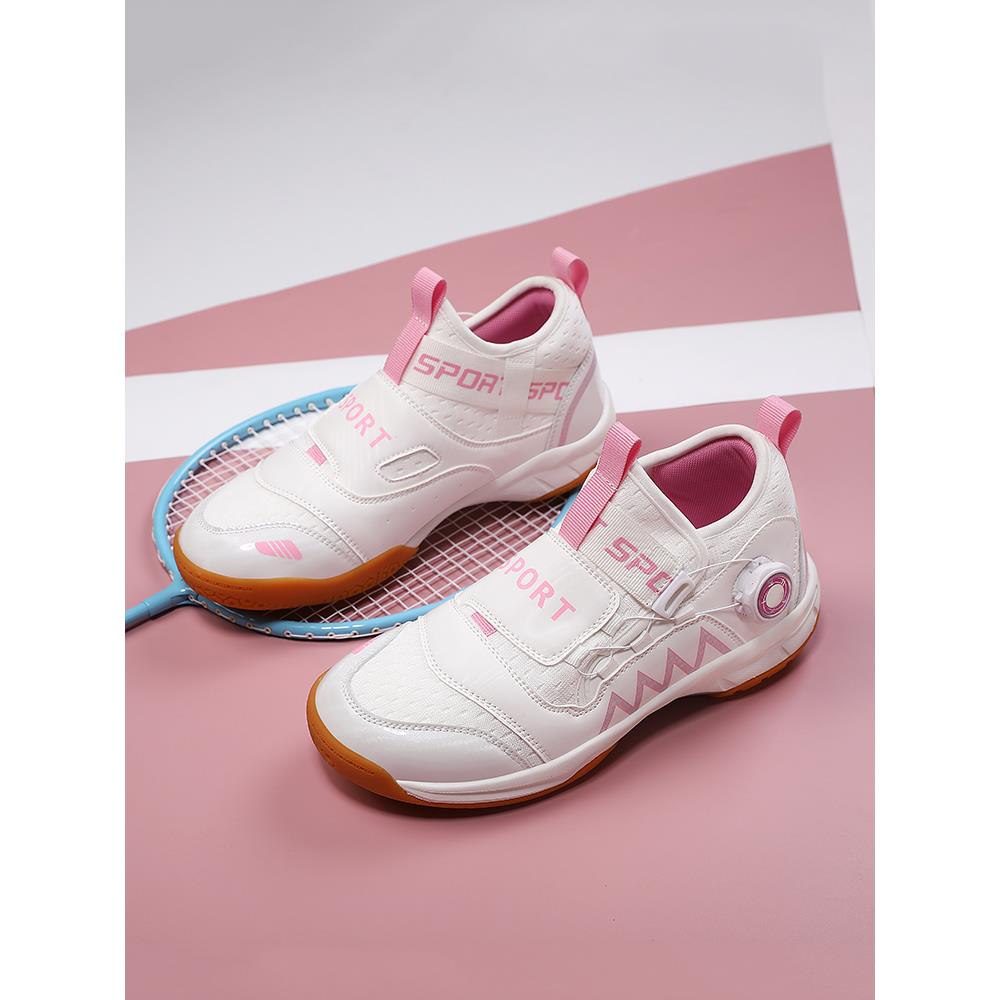 专业男女童羽毛球鞋轻便透气网面高品质亲子款耐磨训练鞋乒乓球鞋