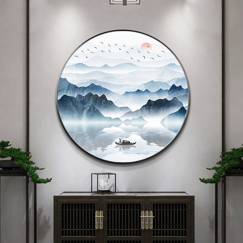 钻石画新款餐厅中式满钻点