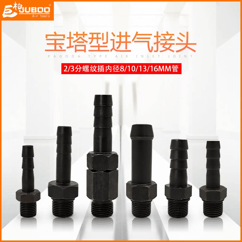 气磨机砂轮机风炮风镐C4C6气铲宝塔小接头气动工具进气口接头图片