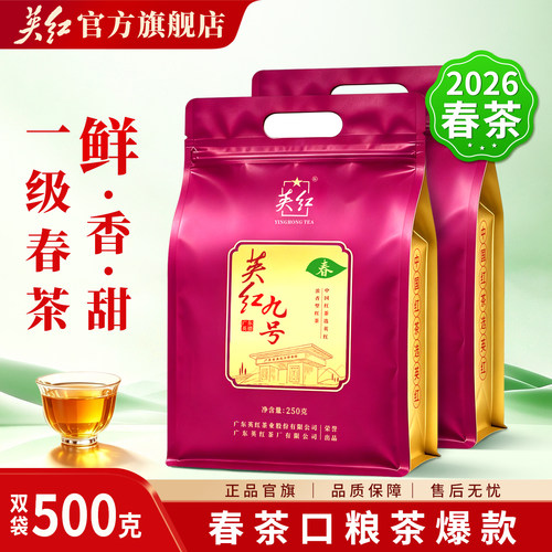英红九号一级春茶 双袋装大分量