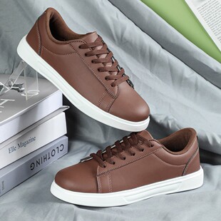 韩版 软底舒适小白鞋 潮流厚底滑板鞋 休闲平底运动鞋 女 情侣款 晋江鞋