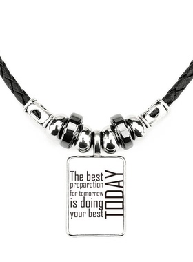 励志饰品合金吊坠