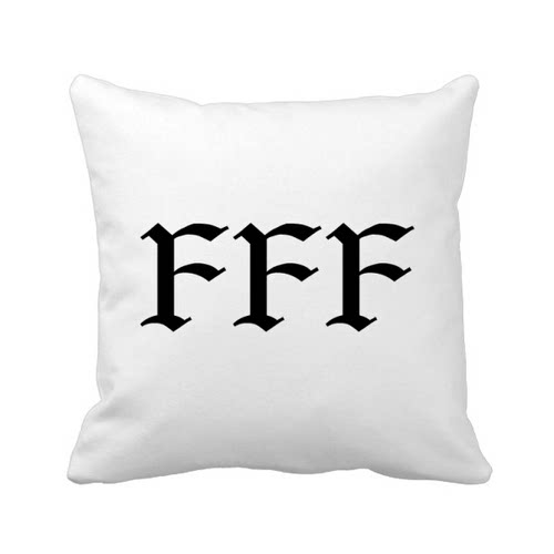 怒火沙发靠垫礼物方形抱枕定制