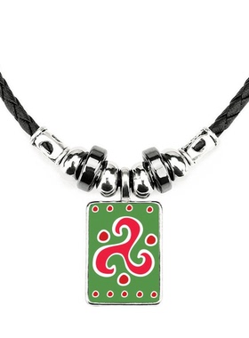 墨西哥手绘饰品合金吊坠