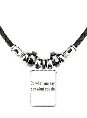 励志饰品合金吊坠