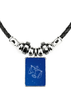 星座饰品合金吊坠