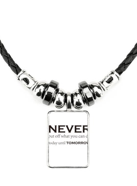 励志饰品合金吊坠