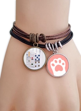 骰子摄影猫咪礼品原创设计风手链