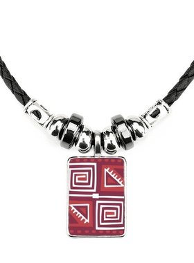 墨西哥手绘饰品合金吊坠