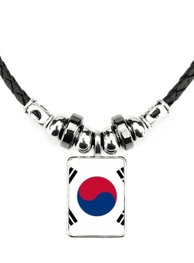 南韩风国旗象征符号饰品合金吊坠