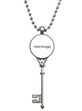 来图定制钥匙项链简约女式男士吊坠首饰装饰饰品