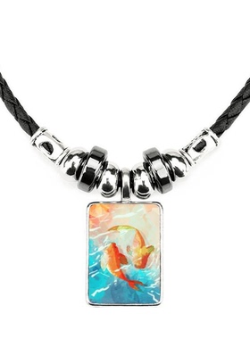 日本锦鲤饰品合金吊坠