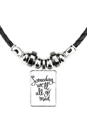 励志饰品合金吊坠