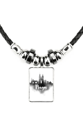 捷克布拉格风饰品合金吊坠