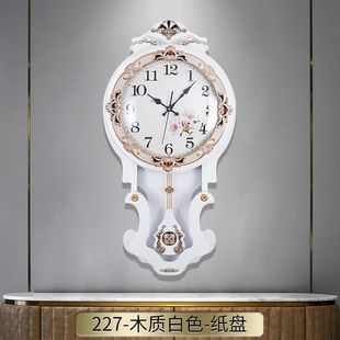 复古挂钟家用钟表客厅中式 新48小时发货欧式 高档中国风挂墙时钟品