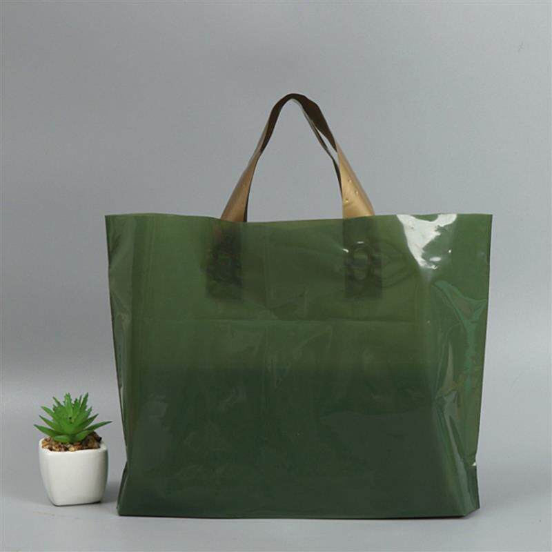 爆款塑料手提袋包装购物袋服装店袋子PE胶袋现货可印刷Logo