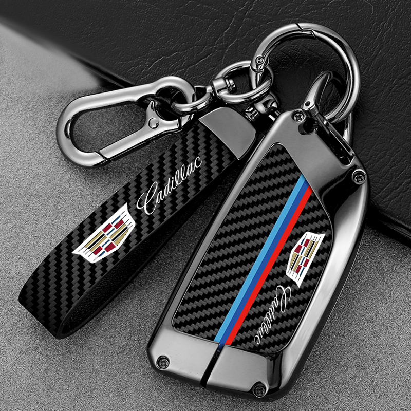 适用2022/23款凯迪拉克CT5 CT4钥匙套刀锋风尚豪华/尊贵型包扣壳6
