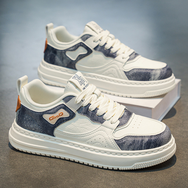 英乔丹尼克男鞋2026年春季新款低帮小白板鞋青少年学生休闲运动鞋