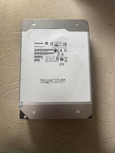 东芝硬盘16TB 机械硬盘 服务器监控台式机3.5寸sata口