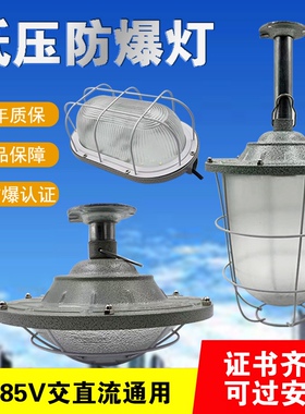 低压防爆led灯隔爆型仓库油站隧道12v36v三防消防船用防腐煤矿灯